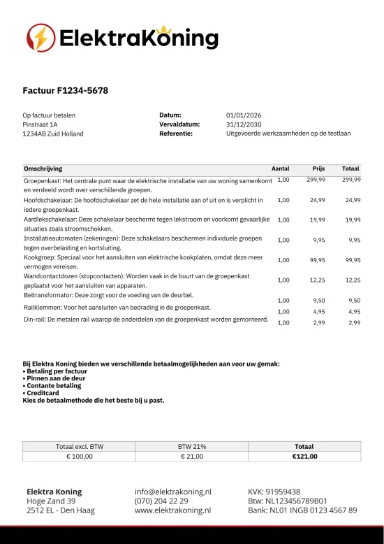 3-fasen aansluiting kosten